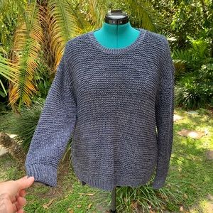 ANN TAYLOR Sweater XL Navy